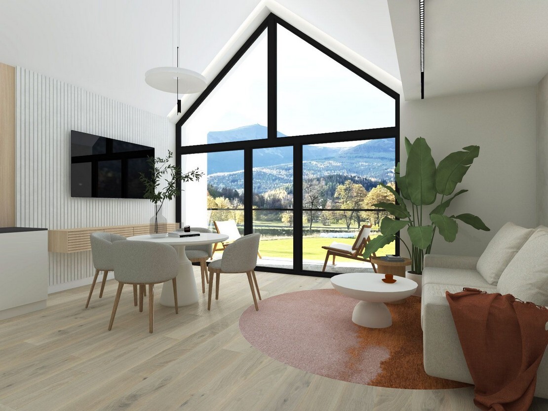 Wnętrze nowoczesnego apartamentu