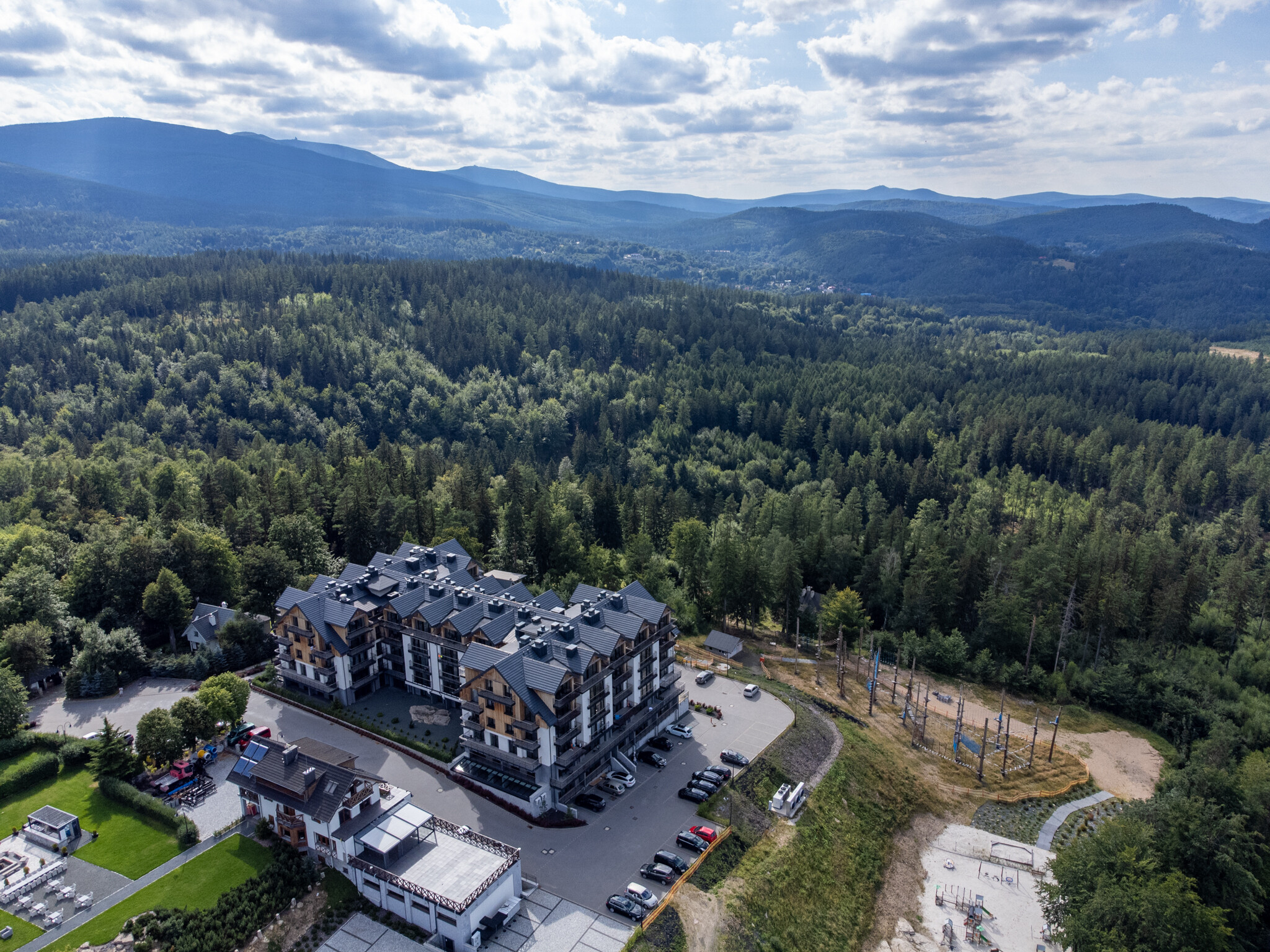 Kazalnica Resort z lotu ptaka