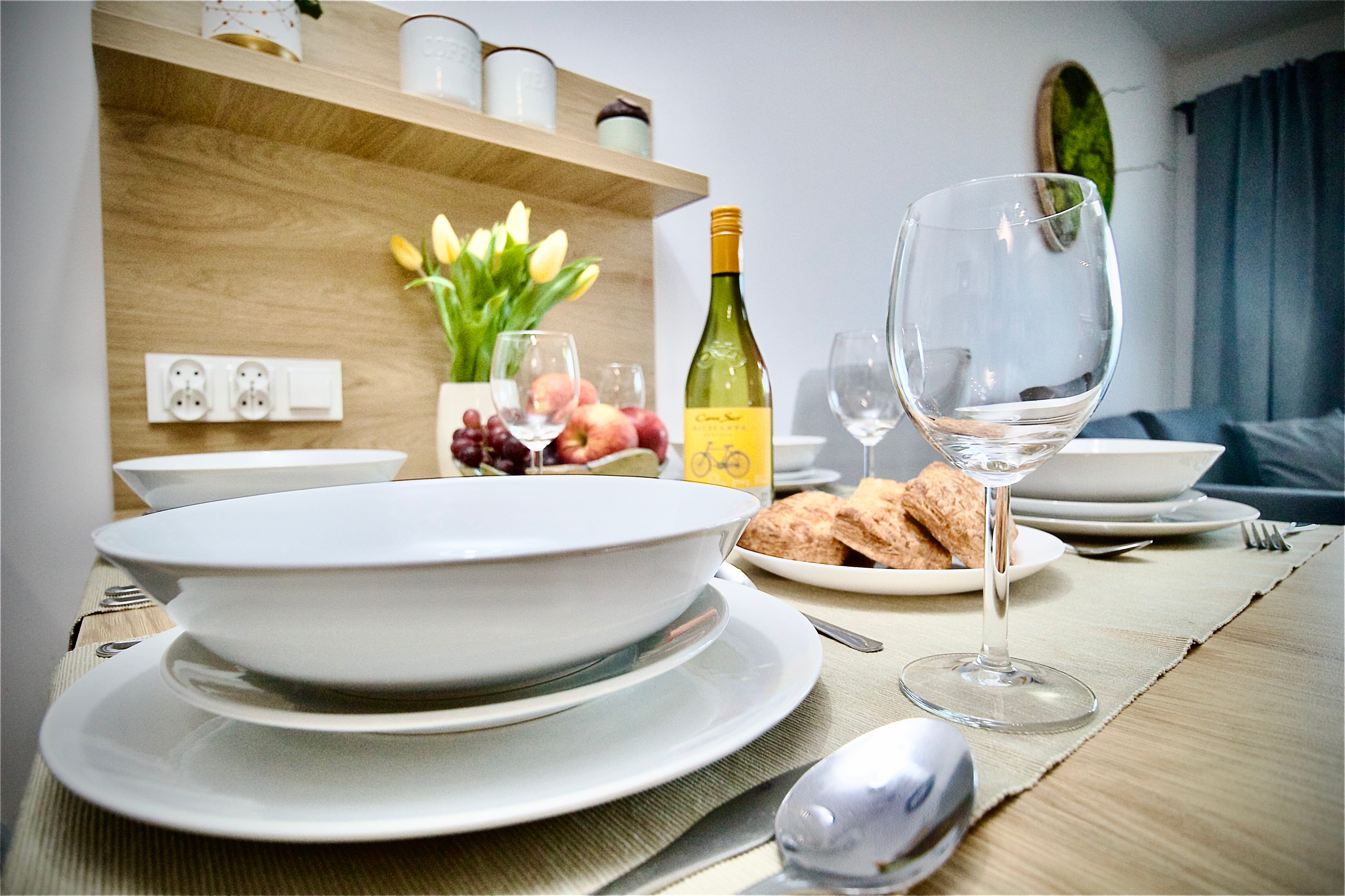 Jadalnia w apartamencie Osiedle Skalne, Karpacz