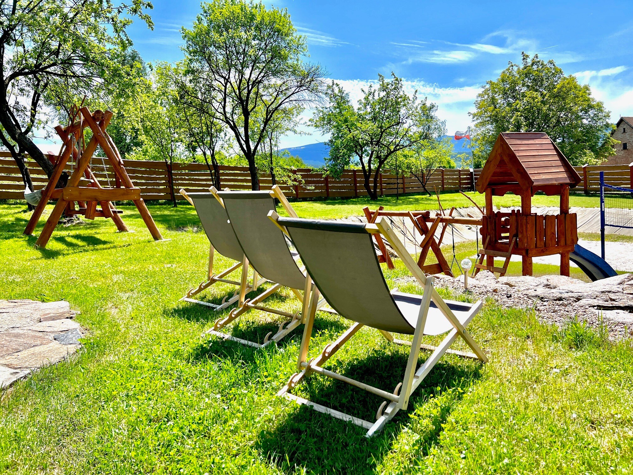 Strefa wypoczynku w ogrodzie